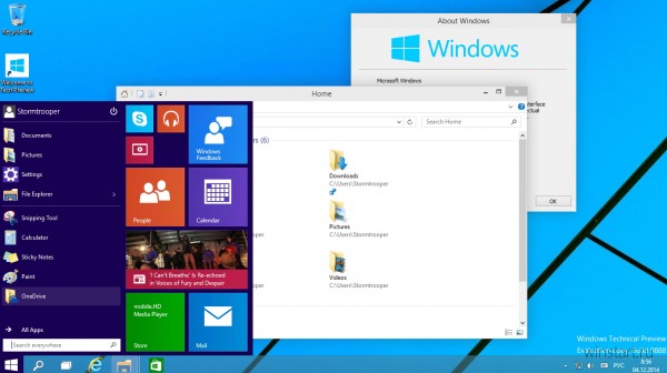 Следующая сборка Windows 10 получит имя January Technical Preview