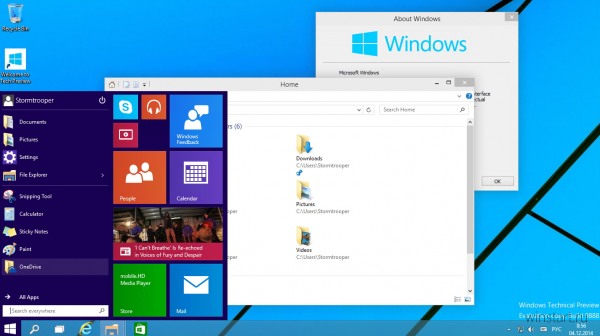   Windows 10   January Technical Preview