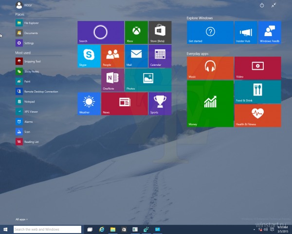 : Windows 10 Technical Preview Build 10031 ()