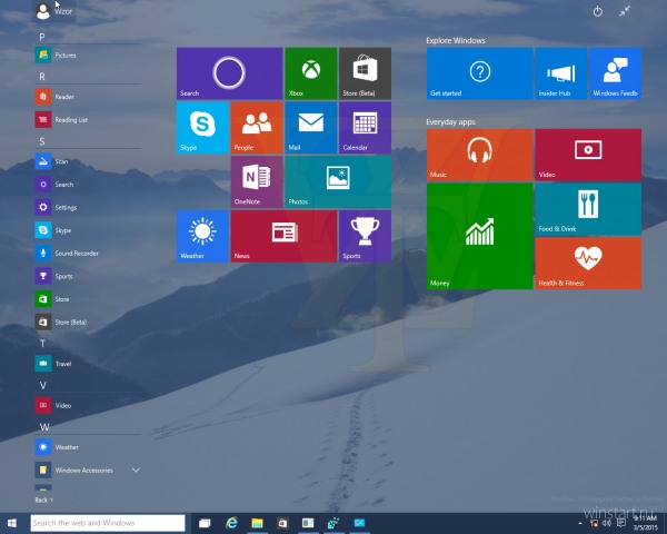 : Windows 10 Technical Preview Build 10031 ()