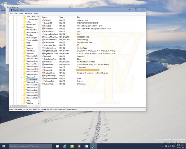 : Windows 10 Technical Preview Build 10031 ()