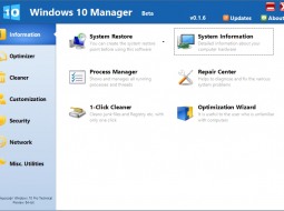 Windows 10 Manager        