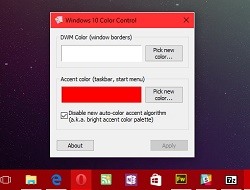 Windows 10 Color Control     