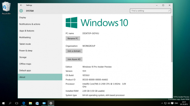     Windows 10    10558