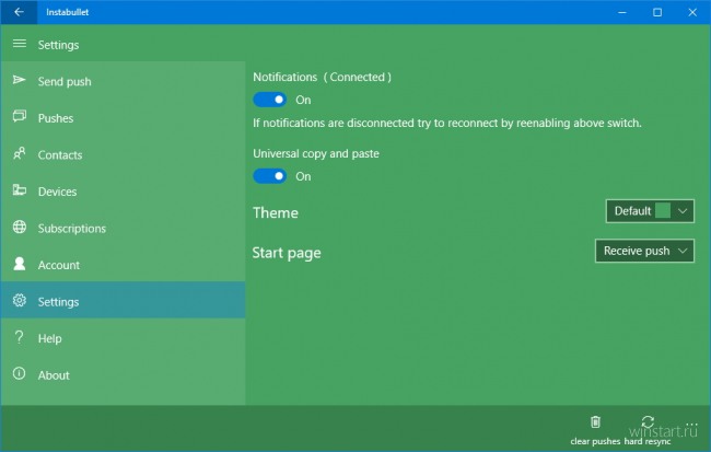 Instabullet     Pushbullet