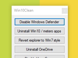Win10Clean     Windows 10