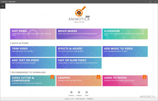 Animotica — универсальный видеоредактор для дома