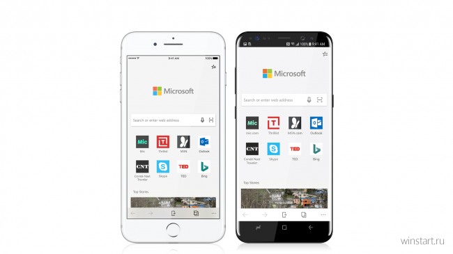 Microsoft Edge   Android  iOS