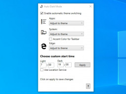 Windows 10 Auto Dark Mode        